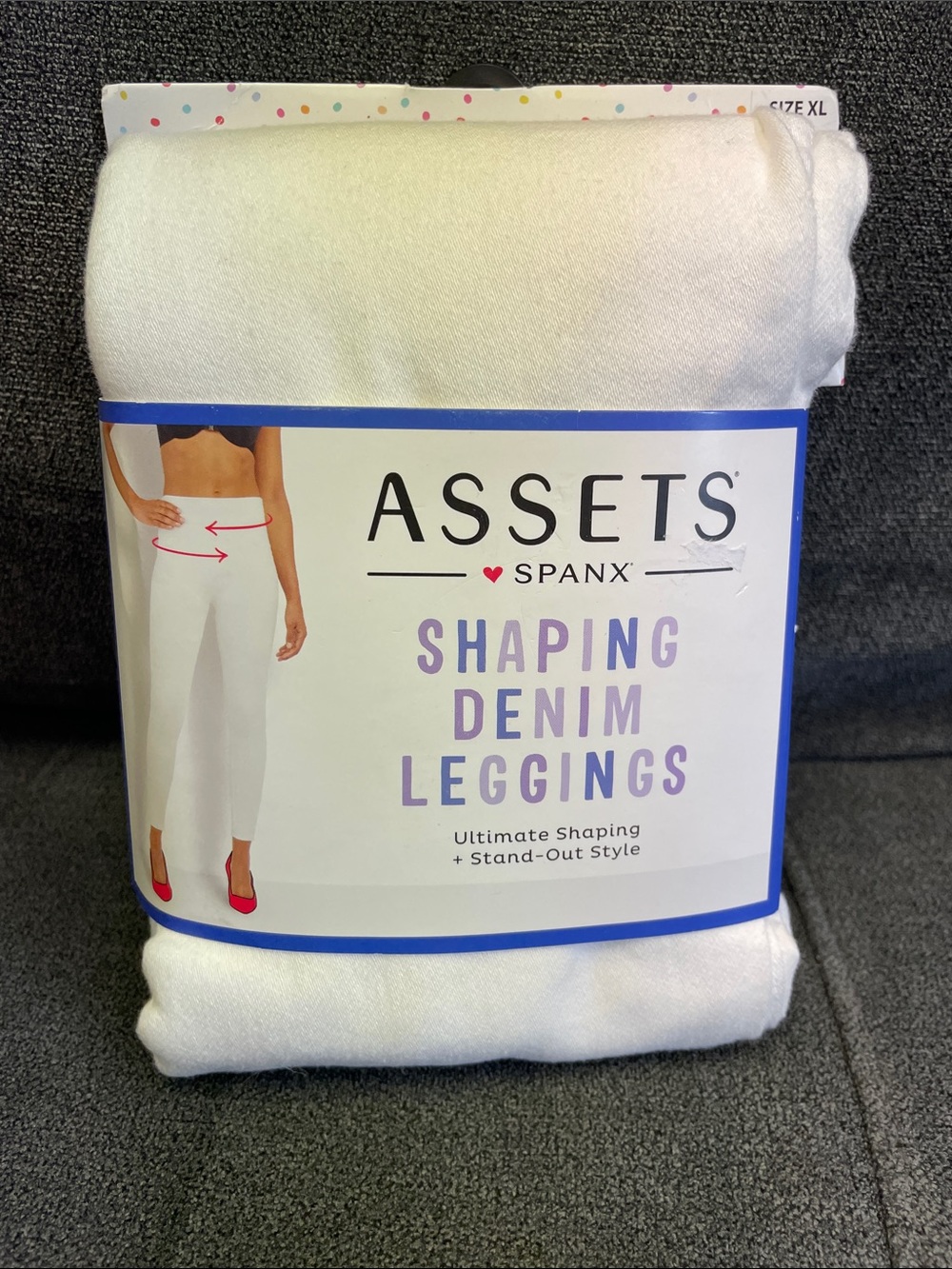 SPANX ASSETS Pull-On Shaping Denim Leggings, XL